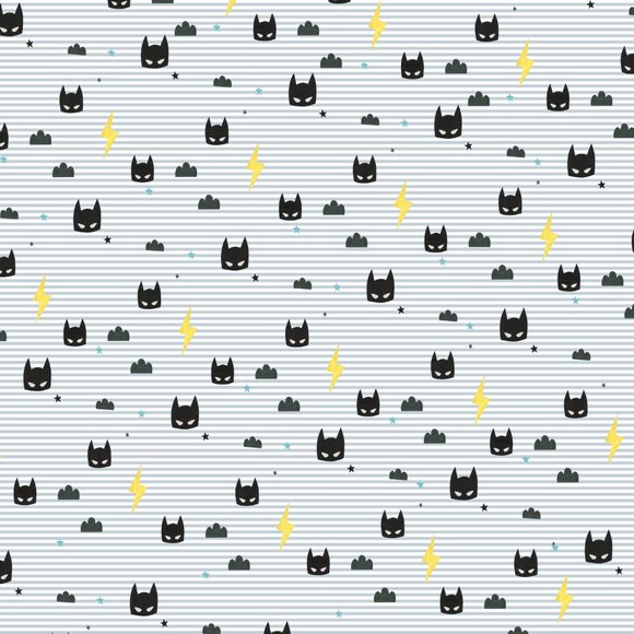 3 Pcs King Microfiber Duvet Cover Set, Black Bat - Picture 5 of 8